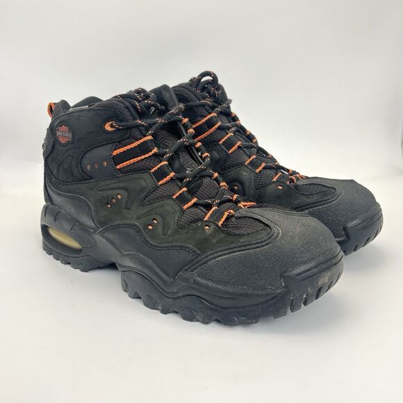 Harley Davidson Crossroads II Hiking Boots Mens Size 10 Black Lace-up 94005 main image 7